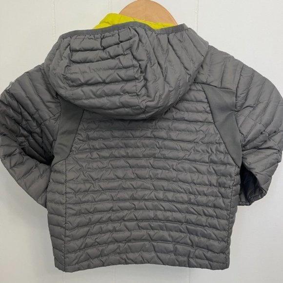 boys Eddie Bauer MicroTherm? Hooded Jacket Grey size 3/4 - Picture 4 of 7